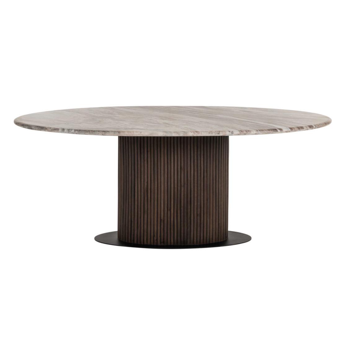 Richmond Interiors – Esstisch Rasford dark brown oval 200 Esstisch oval Richmond Interiors