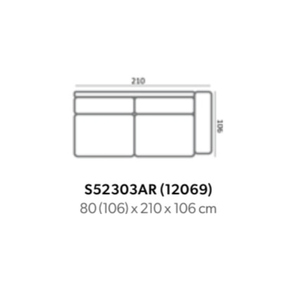 Richmond Interiors 3-Sitzer Modulsofa – Ausrichtung rechts Modul-Sofa Richmond Interiors