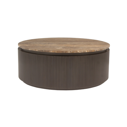 Richmond Interiors – Couchtisch Russo Brown 90Ø Couchtisch rund Richmond Interiors