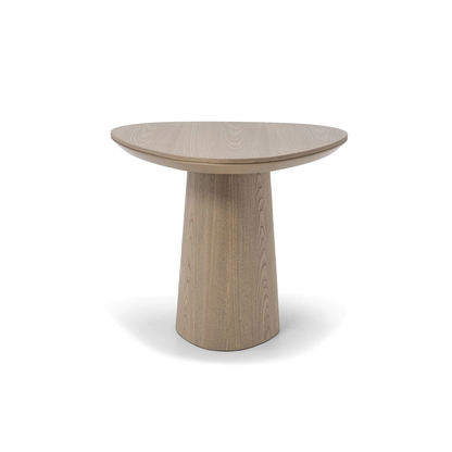 The Grand Collection GIULI Beistelltisch – Helle Eiche und Gold Beistelltisch rund The Grand Collection