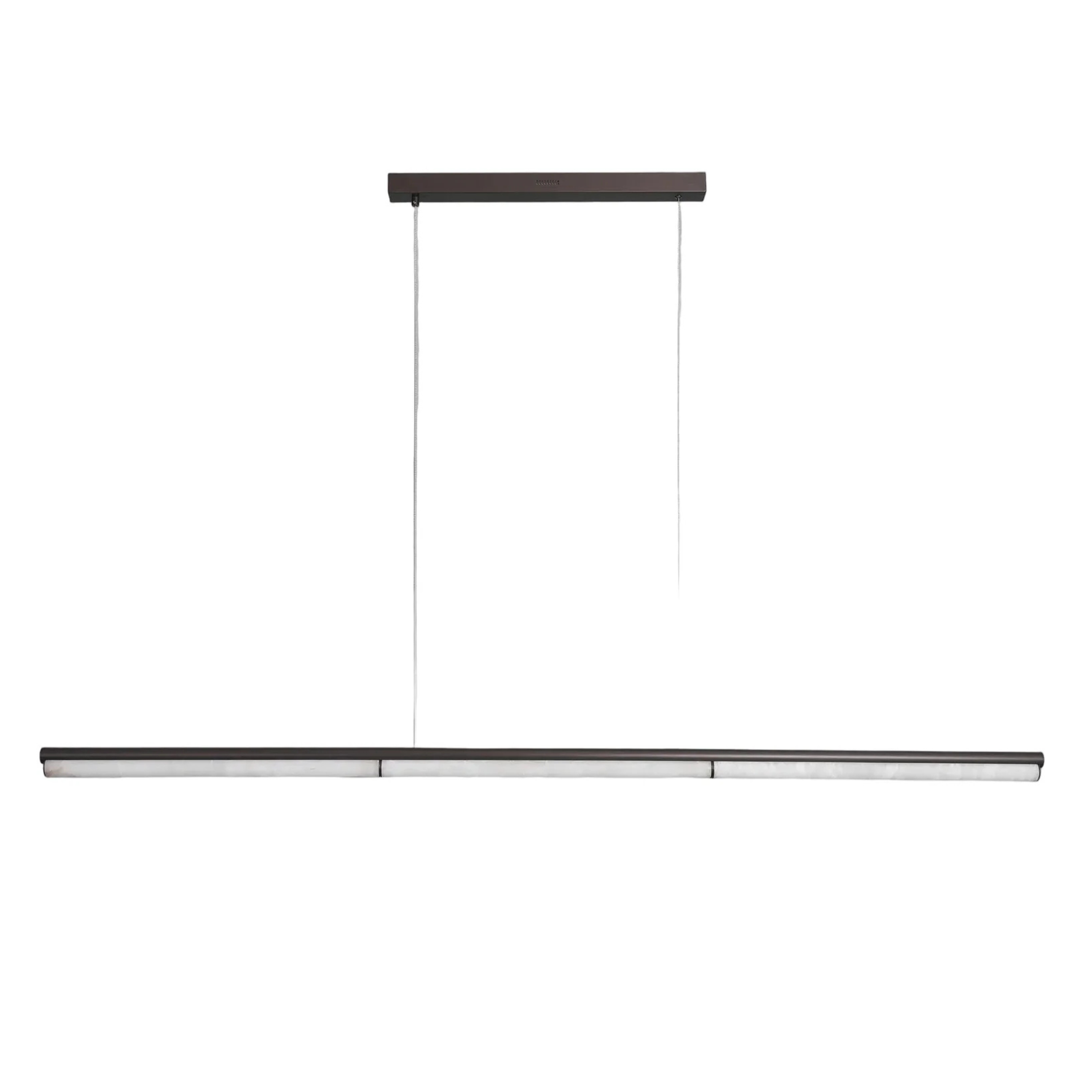 The Grand Collection Kronleuchter Viglia – Bronze-Finish | Alabaster Pendelleuchte The Grand Collection