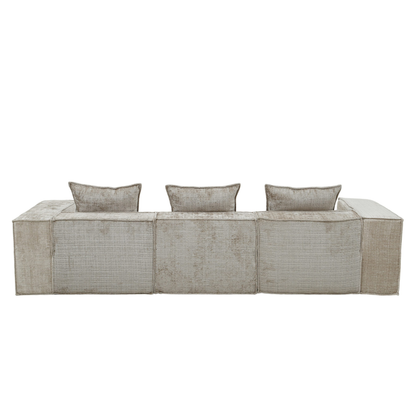 Pole to Pole – Boneless Sofa Nomad Dreisitzer + Ottoman in Creme 3-Sitzer Sofa Pole to Pole