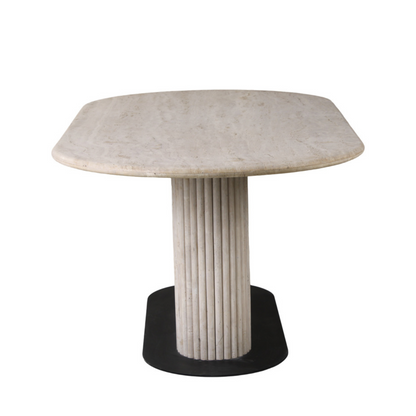 Richmond Interiors – Esstisch La Cantera beige 200 Esstisch oval Richmond Interiors