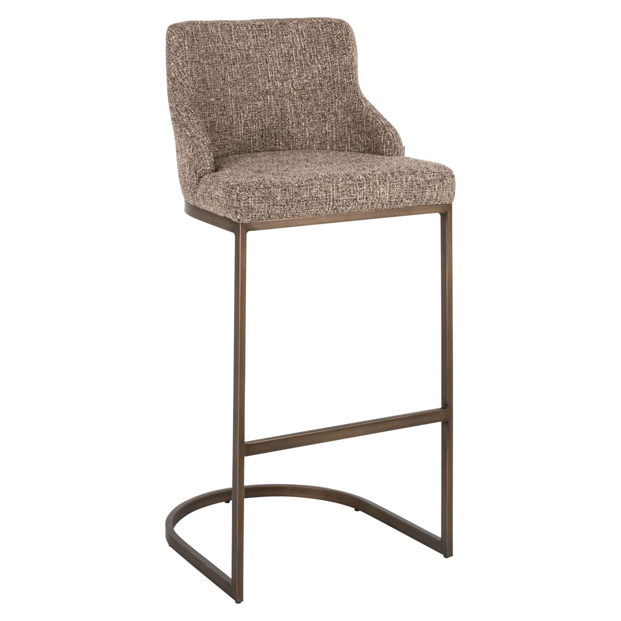 Richmond Interiors – 2er-Set Barhocker Bolton Brown Tweed 2er-Set Barstühle Richmond Interiors