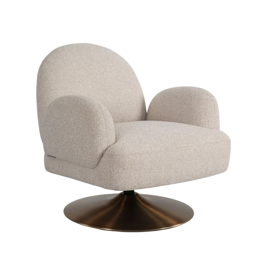 Richmond Interiors – Lounge Sessel Kagney Biscotti Swivel Polstersessel Richmond Interiors