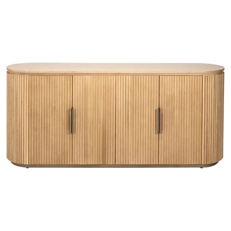 Richmond Interiors Dressoir Belfort 4-türig (Natural oak) Sideboard Richmond Interiors