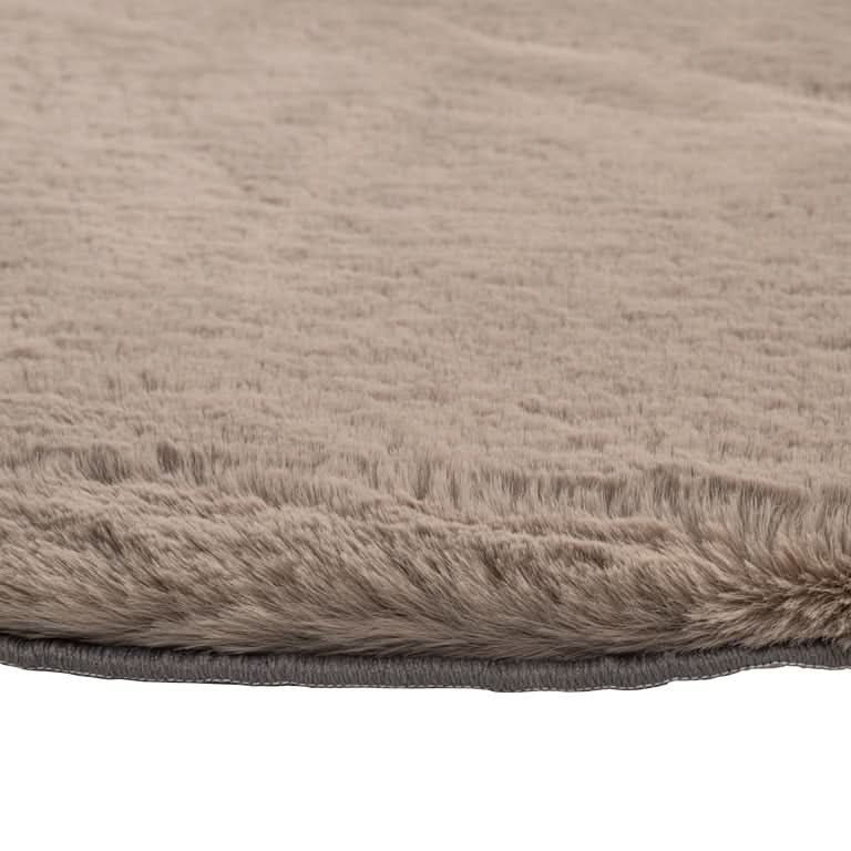 Richmond Interiors Teppich Saifo Furry 160Ø (Sand) Teppich rund Richmond Interiors