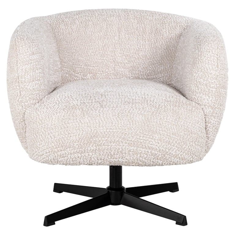 Richmond Interiors Drehbarer Easy Chair Estelle (Be Lovely 11 Cream) Drehsessel Richmond Interiors