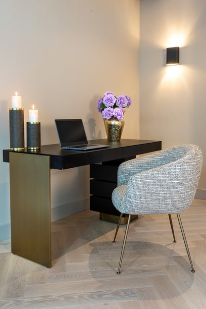 Richmond Interiors Schreibtisch Alexander Jones charcoal (Connar) Schreibtisch Richmond Interiors