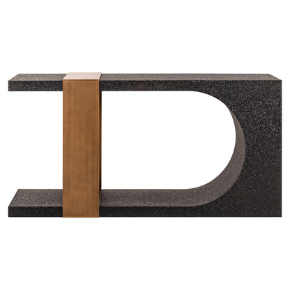 Richmond Interiors Konsole Alexander Jones black/gold (Bazel) Richmond Interiors