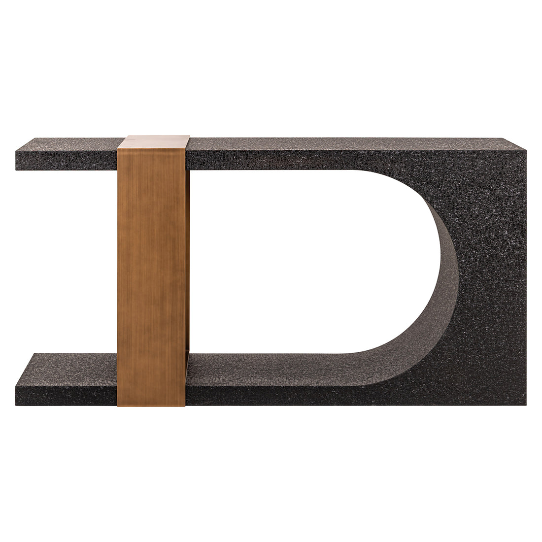 Richmond Interiors Konsolentisch Bazel (Black/gold) Konsolentisch Richmond Interiors