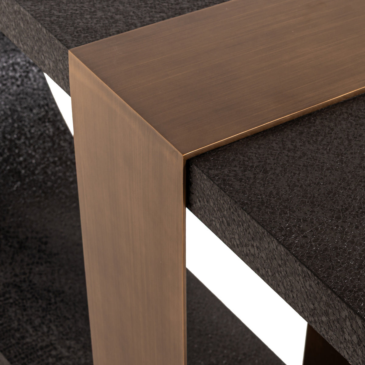 Richmond Interiors Konsole Alexander Jones black/gold (Bazel) Richmond Interiors