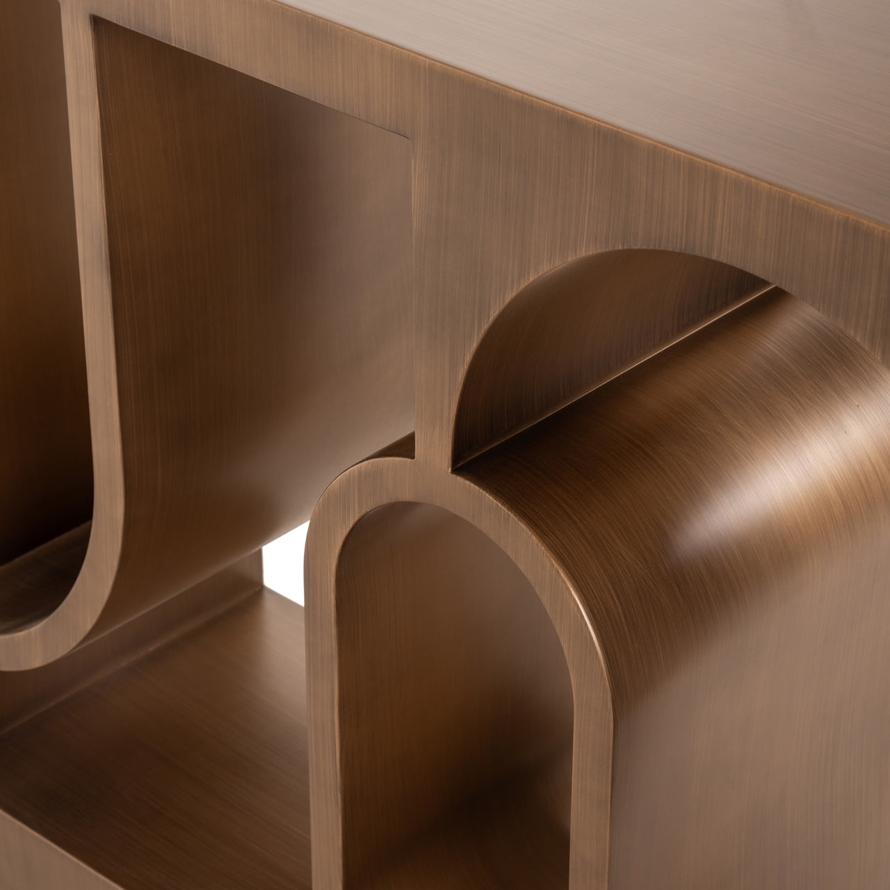 Richmond Interiors Konsole Alexander Jones brushed gold (Lugano) Konsole Richmond Interiors