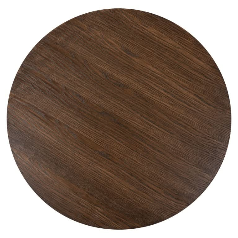 Richmond Interiors Coffee table Bonvoy brown Ø80 (Brown) Couchtisch rund Richmond Interiors