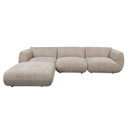 Pole to Pole Sofa Amsterdam – 4-Sitzer mit Ottoman Latte Ecksofa Pole to Pole