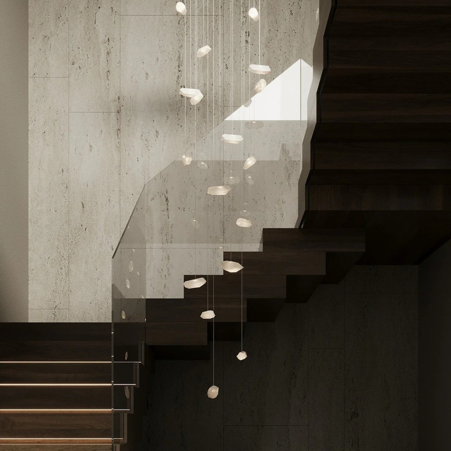 The Grand CHRYSTAL Kronleuchter – Rund lang Kronleuchter The Grand Collection