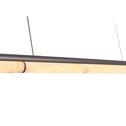 The Grand Collection Kronleuchter Viglia – Bronze-Finish | Alabaster Pendelleuchte The Grand Collection