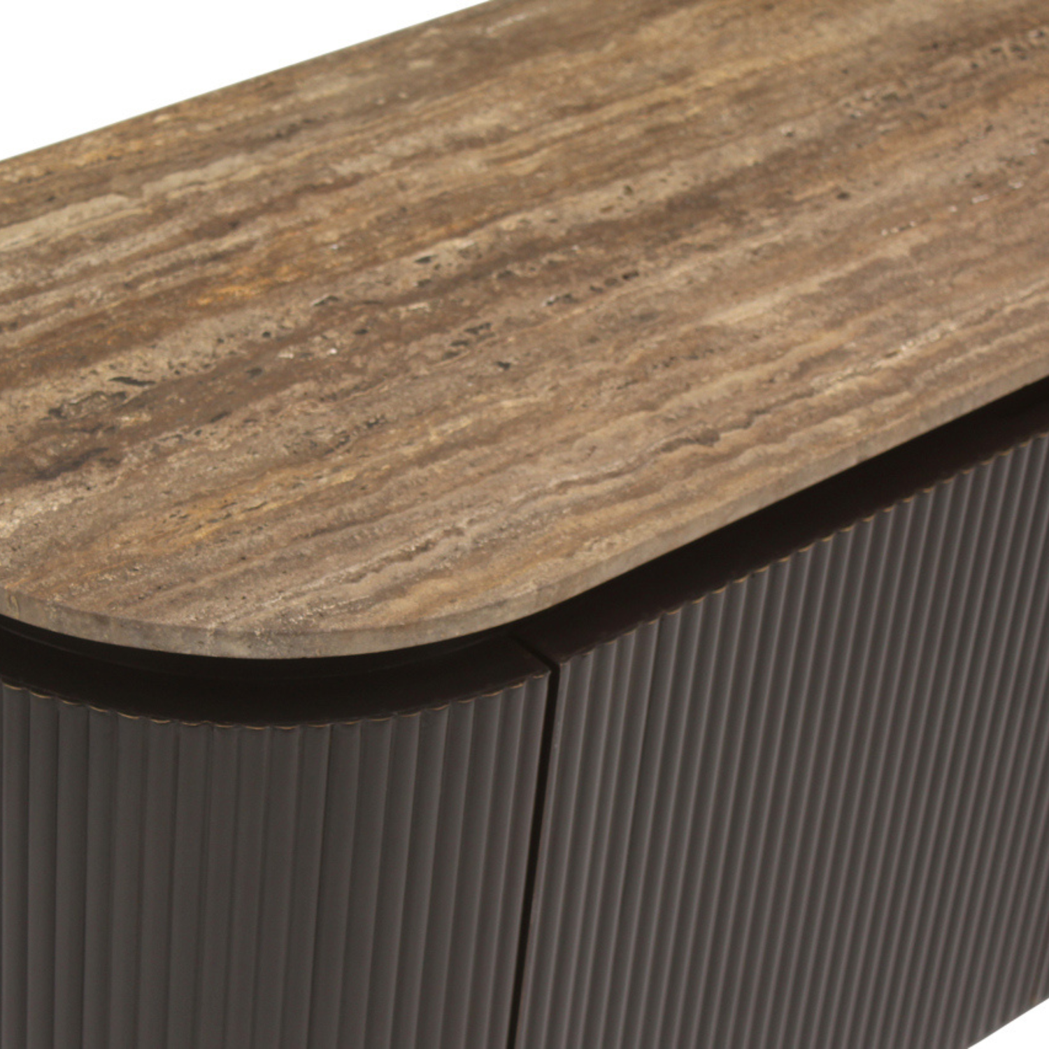 Richmond Interiors – TV-Board Russo Brown 4-türig Fernsehkommode Richmond Interiors