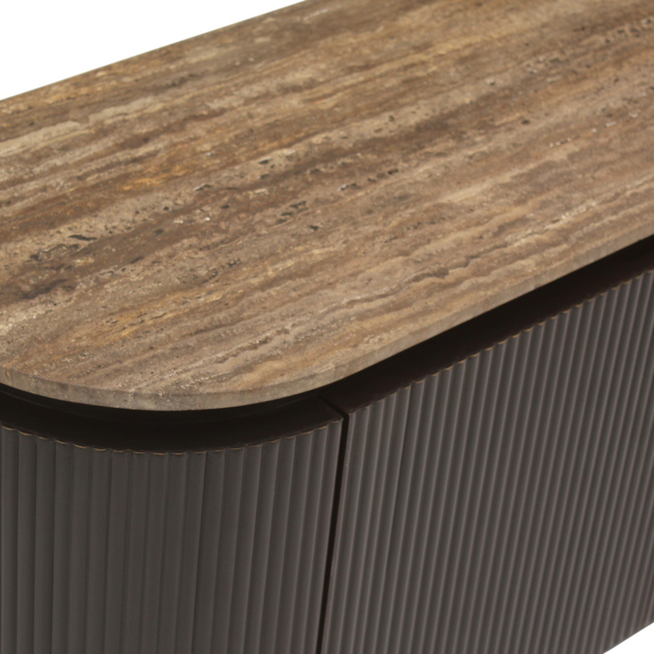 Richmond Interiors – TV-Board Russo Brown 4-türig Fernsehkommode Richmond Interiors