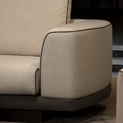 The Grand GREGORIO 4-Sitzer Sofa – Greige | Taupe Grau 4-Sitzer Sofa The Grand Collection