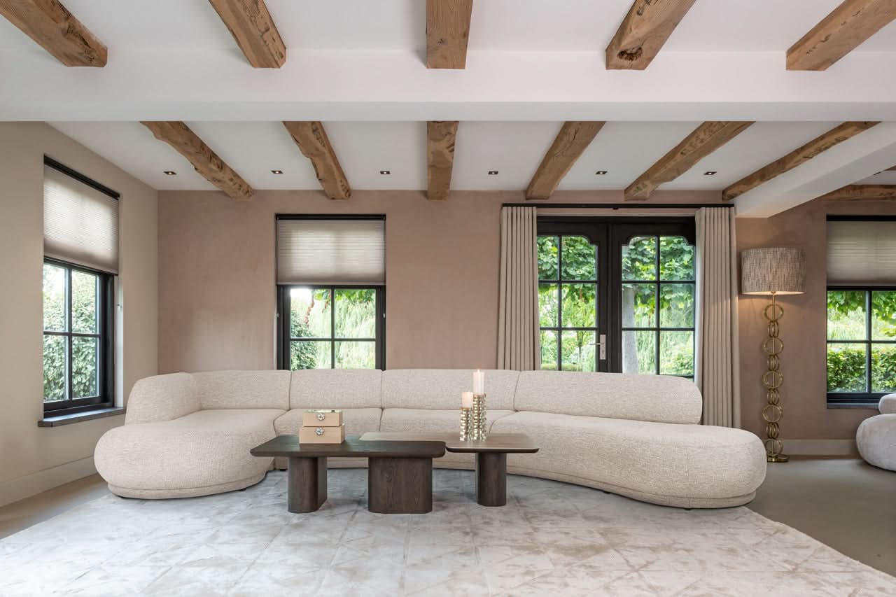 Richmond Interiors Sofa Albina – Ottomane links, individuell konfigurierbar Modul-Sofa Richmond Interiors