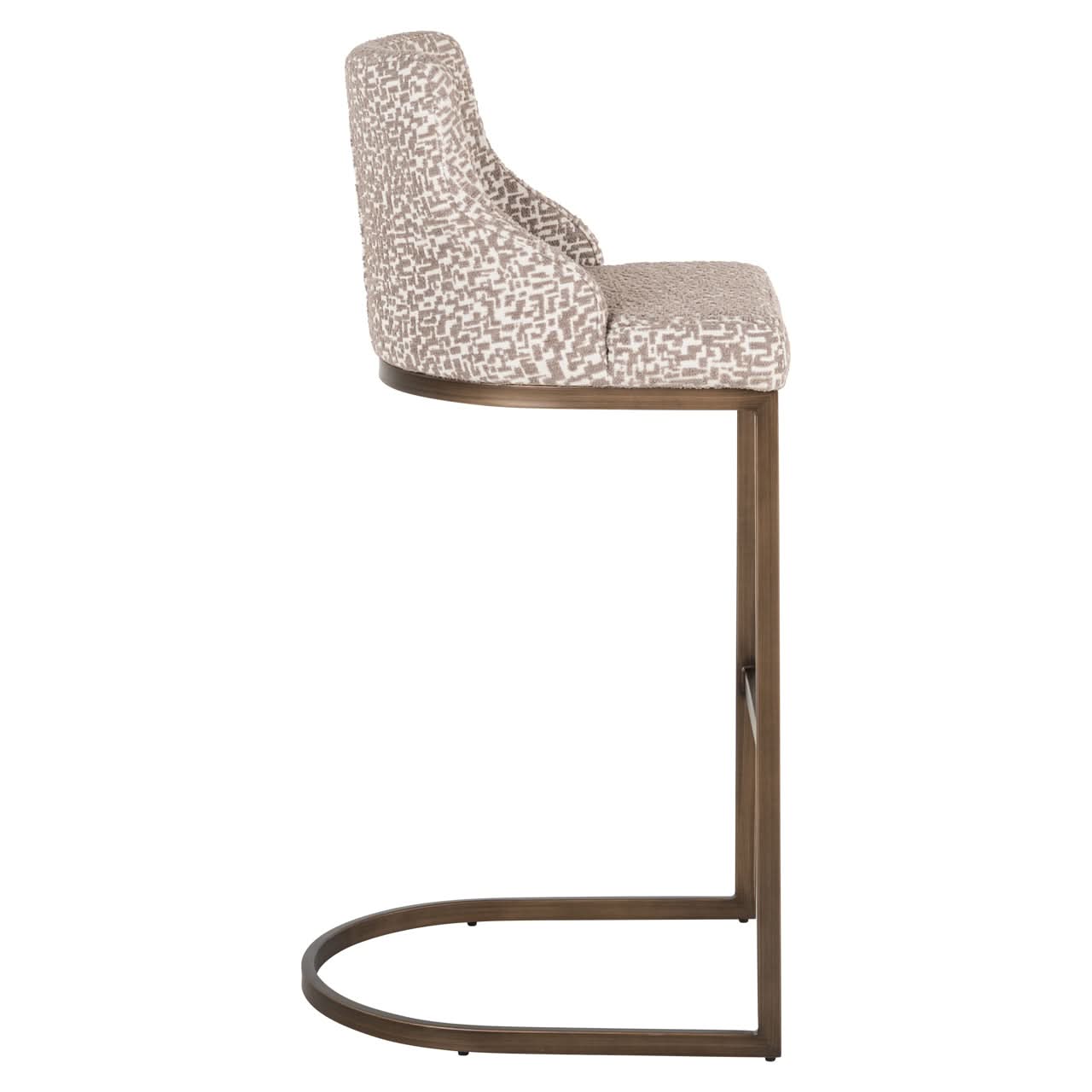Richmond Interiors – 2er-Set Barhocker Bolton Natural Geo 2er-Set Barstühle Richmond Interiors