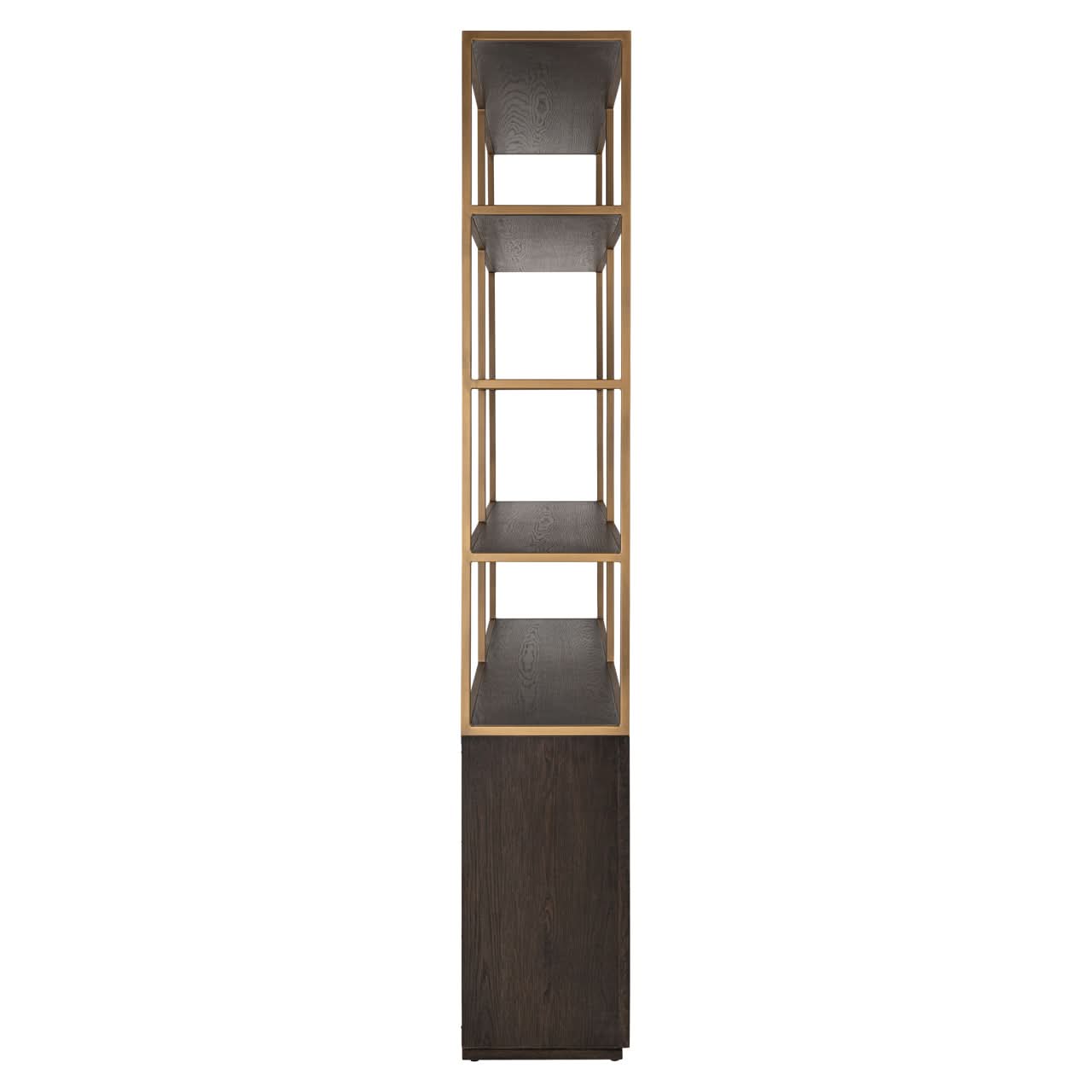 Richmond Interiors – Offenes Regal Carter brown large 4-türig Offenes Regal Richmond Interiors