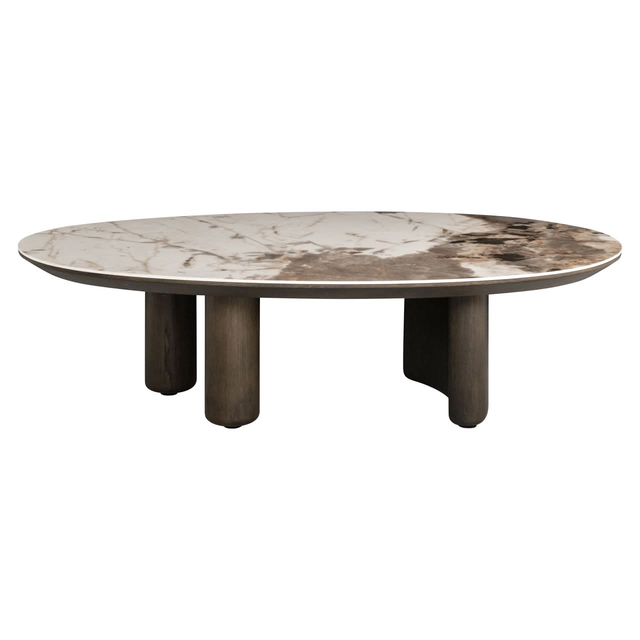 Richmond Interiors – Couchtisch Langford Brown Couchtisch oval Richmond Interiors