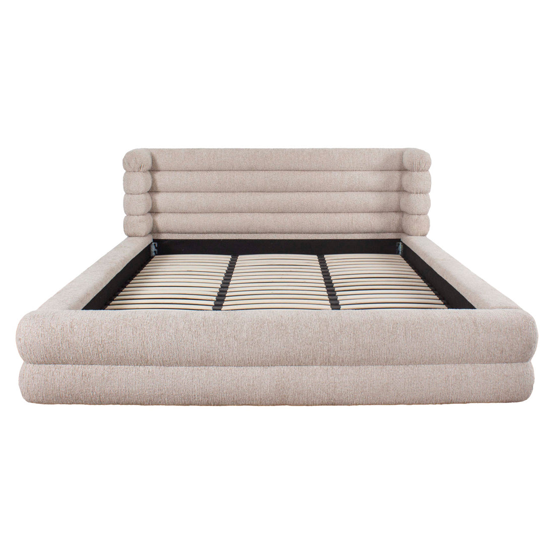 Richmond Interiors Bett Obidis Natur Linear – 180 × 210 cm mit Stauraum Richmond Interiors