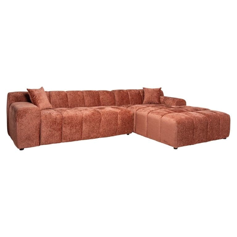 Richmond Interiors Sofa Cube 3-Sitzer + Lounge rechts (Fusion 92 Blush) 4-Sitzer Sofa Richmond Interiors