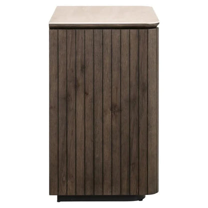 Richmond Interiors Nachttisch Ritz – 3 Schubladen (Brown) Nachttisch Richmond Interiors