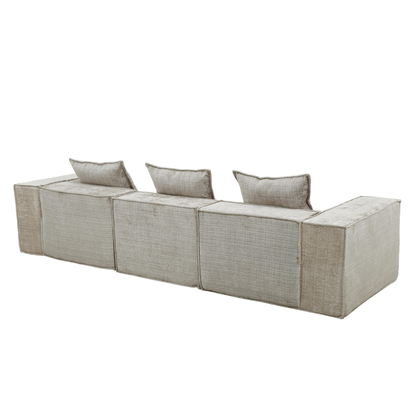 Pole to Pole – Boneless Sofa Nomad Dreisitzer + Ottoman in Creme 3-Sitzer Sofa Pole to Pole