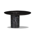 The Grand Collection SOFIA Couchtisch – Dunkler Marmor Couchtisch rund The Grand Collection