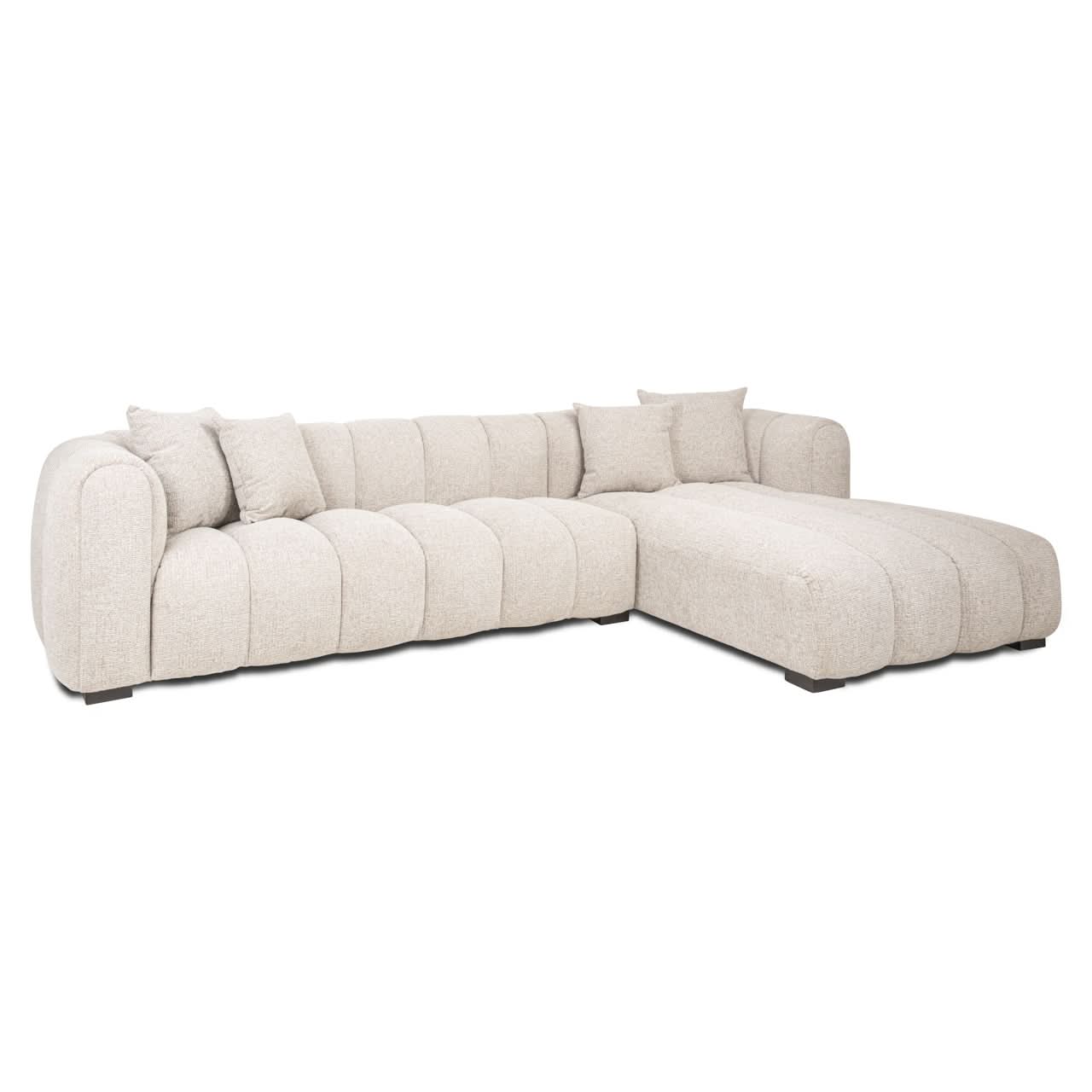 Richmond Interiors Sofa Novaro Natur Fancy – Lounge rechts Ecksofa Richmond Interiors