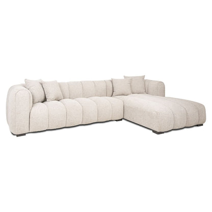 Richmond Interiors Sofa Novaro Natur Fancy – Lounge rechts Ecksofa Richmond Interiors
