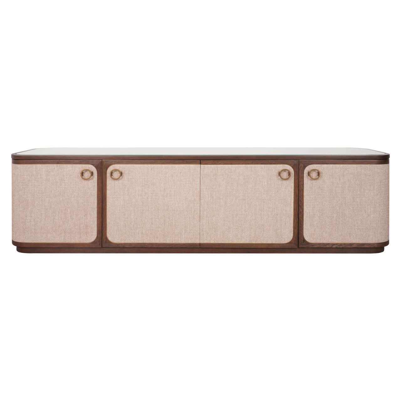 Richmond Interiors – TV-Board Willox Brown (4 Türen) Fernsehkommode Richmond Interiors