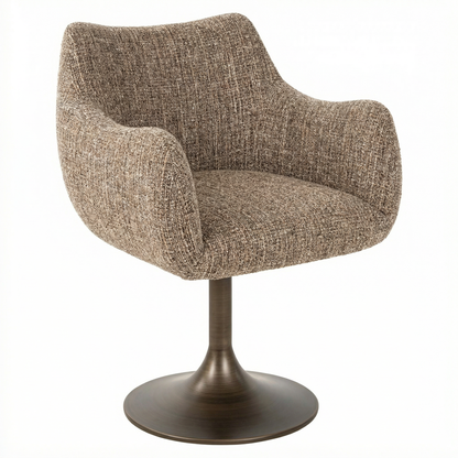 Richmond Interiors Esszimmerstuhl Aldo Braun Tweed – drehbar Esszimmerstuhl Richmond Interiors