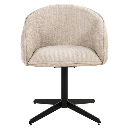 Richmond Interiors Drehstuhl Angelina cream unicorn (Unicorn 11 cream) Drehstuhl Richmond Interiors