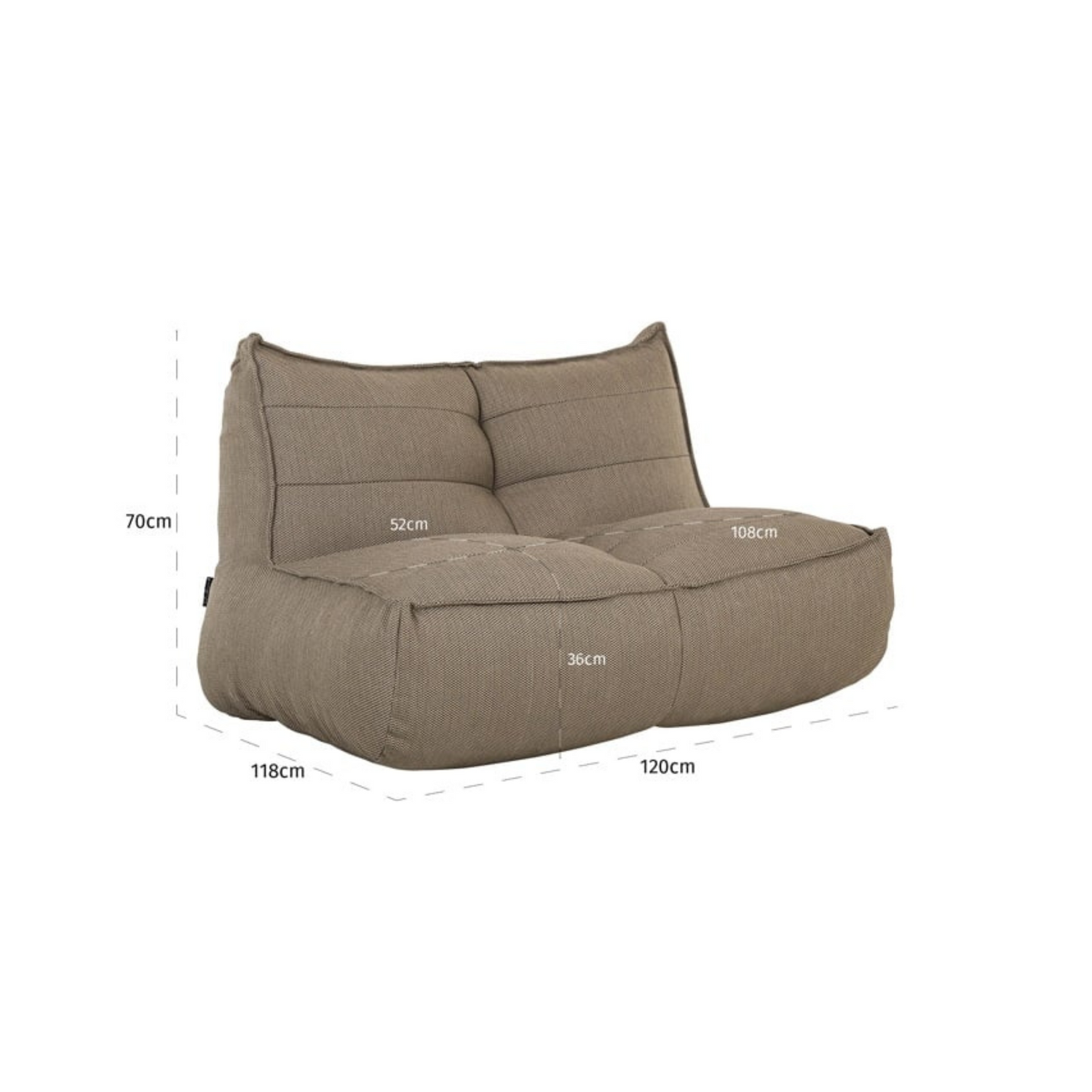 Richmond Interiors Outdoor Loungesessel Scoppios taupe (22085 Taupe) Outdoor Loungesessel Richmond Interiors