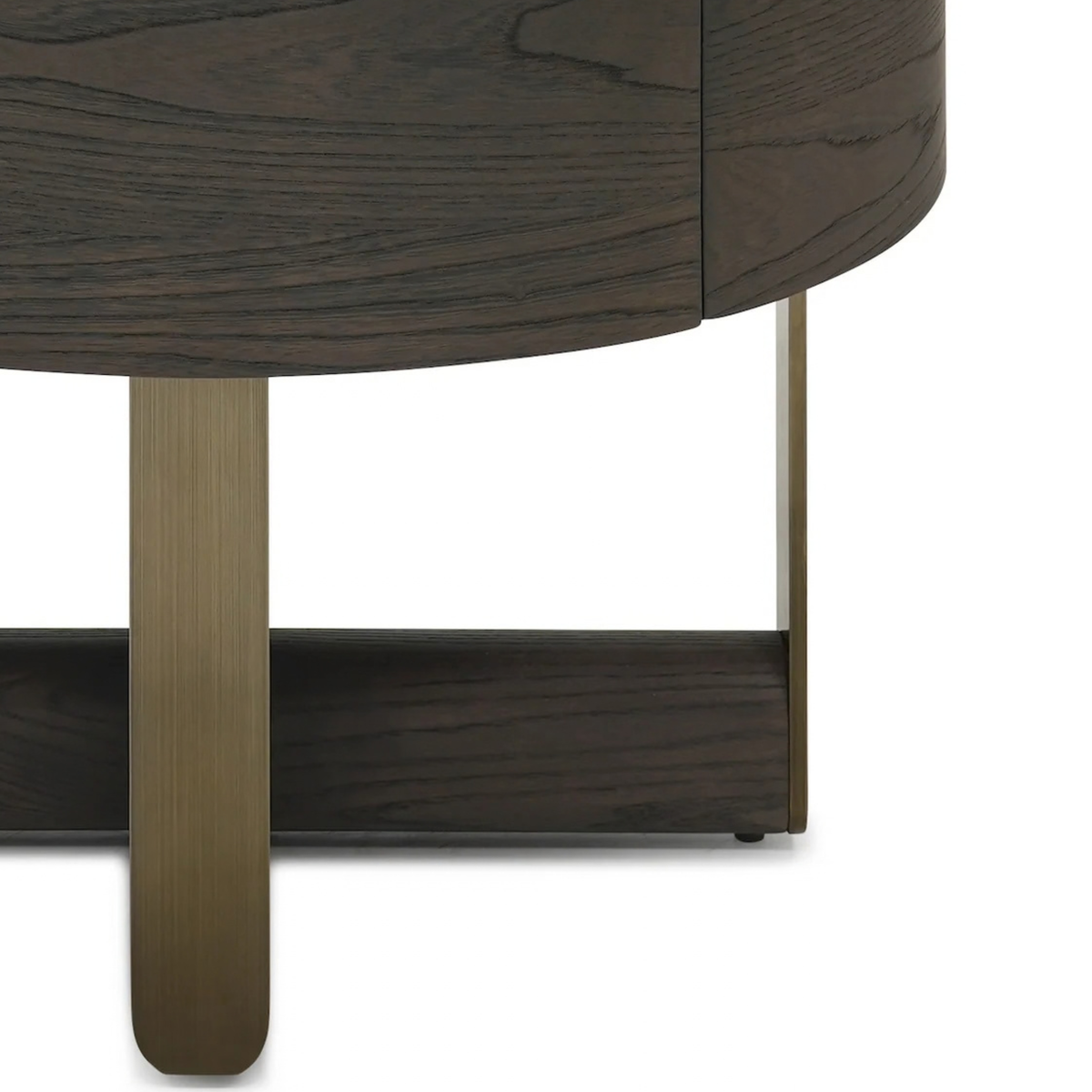 The Grand Collection FIRENZE Nachttisch – Weißer Marmor &amp; Bronze Nachttisch The Grand Collection