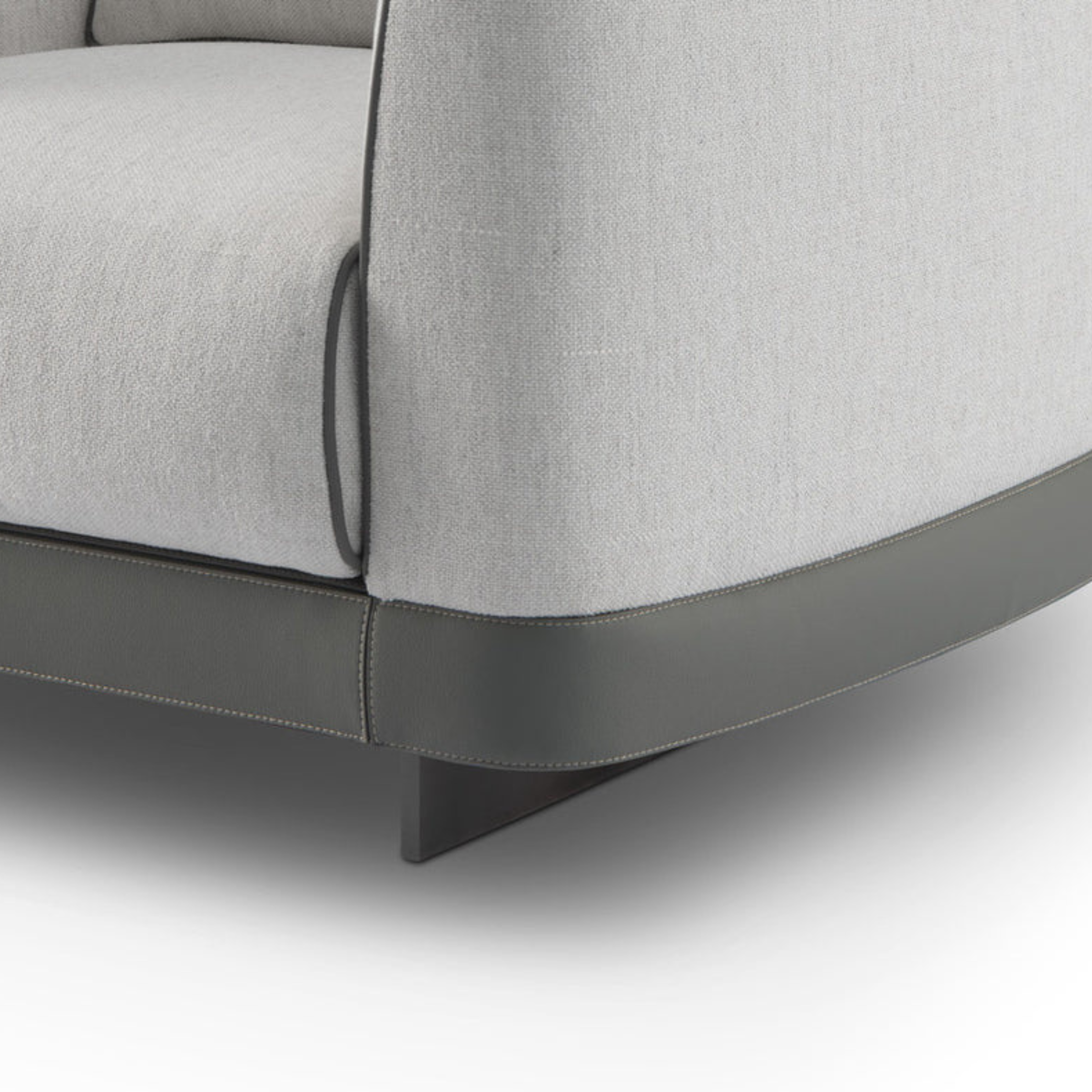 The Grand GREGORIO Sessel – Greige | Taupe Grau Polstersessel The Grand Collection