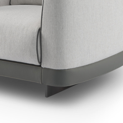The Grand GREGORIO Sessel – Greige | Taupe Grau Polstersessel The Grand Collection
