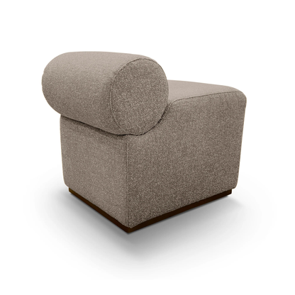 The Grand ALANA Schminkhocker – Bronze | Gewebter Stoff Polsterhocker The Grand Collection