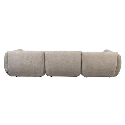Pole to Pole Sofa Amsterdam – 4-Sitzer mit Ottoman Latte Ecksofa Pole to Pole