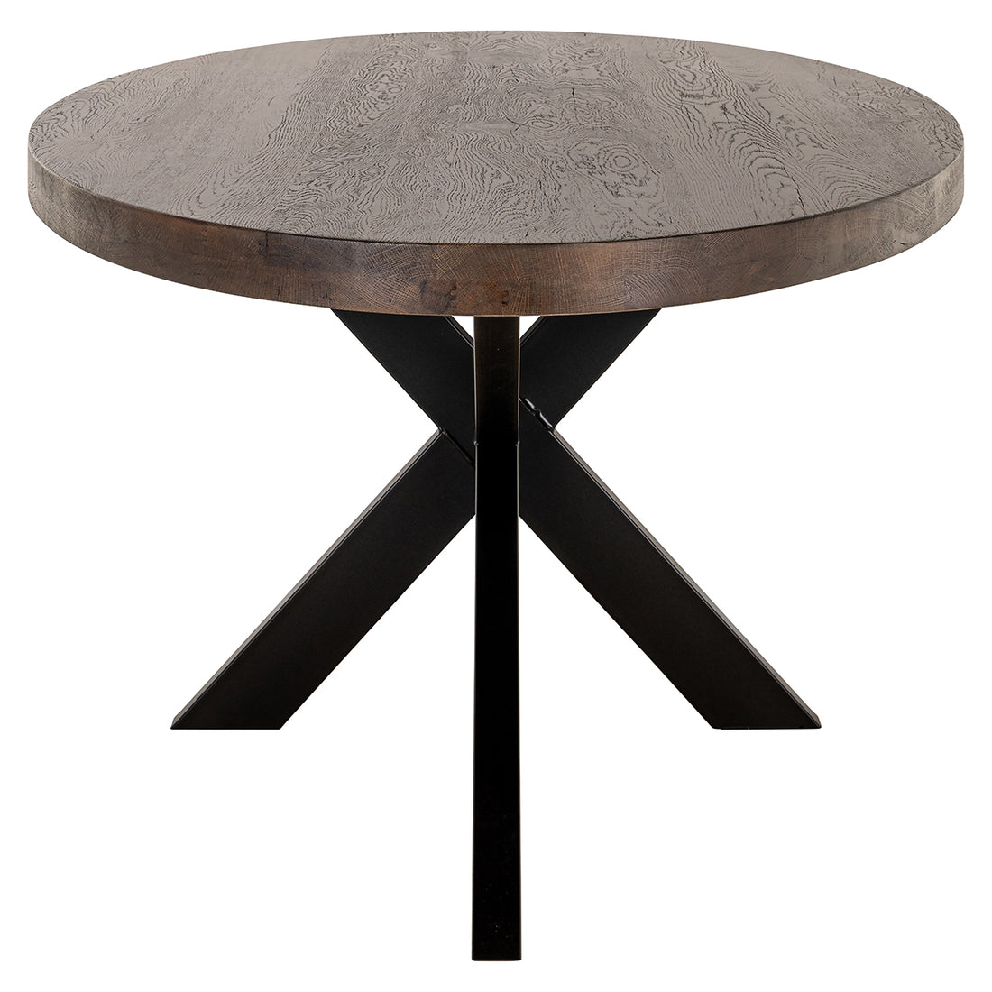 Richmond Interiors Esstisch Watson – Dark Brown (235 cm) mit Spidergestell Esstisch oval Richmond Interiors