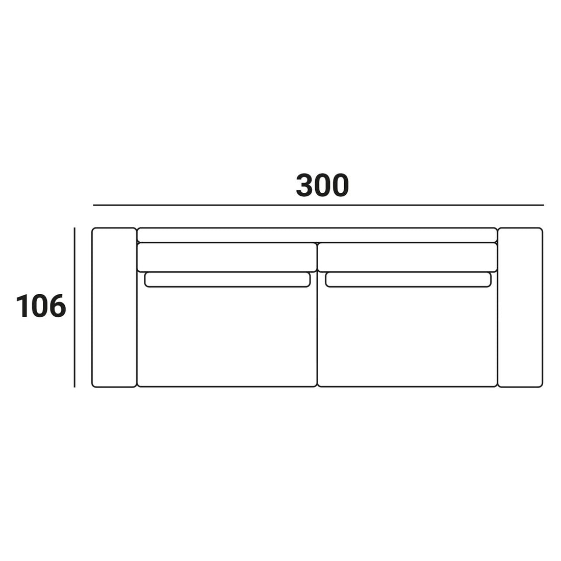 Richmond Interiors Sofa Lund 4-Sitzer (konfigurierbar)