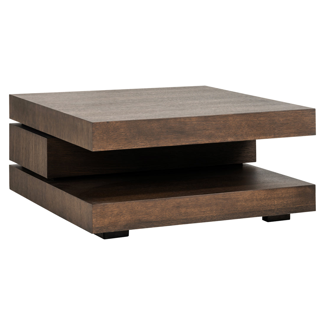 Richmond Interiors Couchtisch Oakura brown 90x90 Couchtisch Richmond Interiors