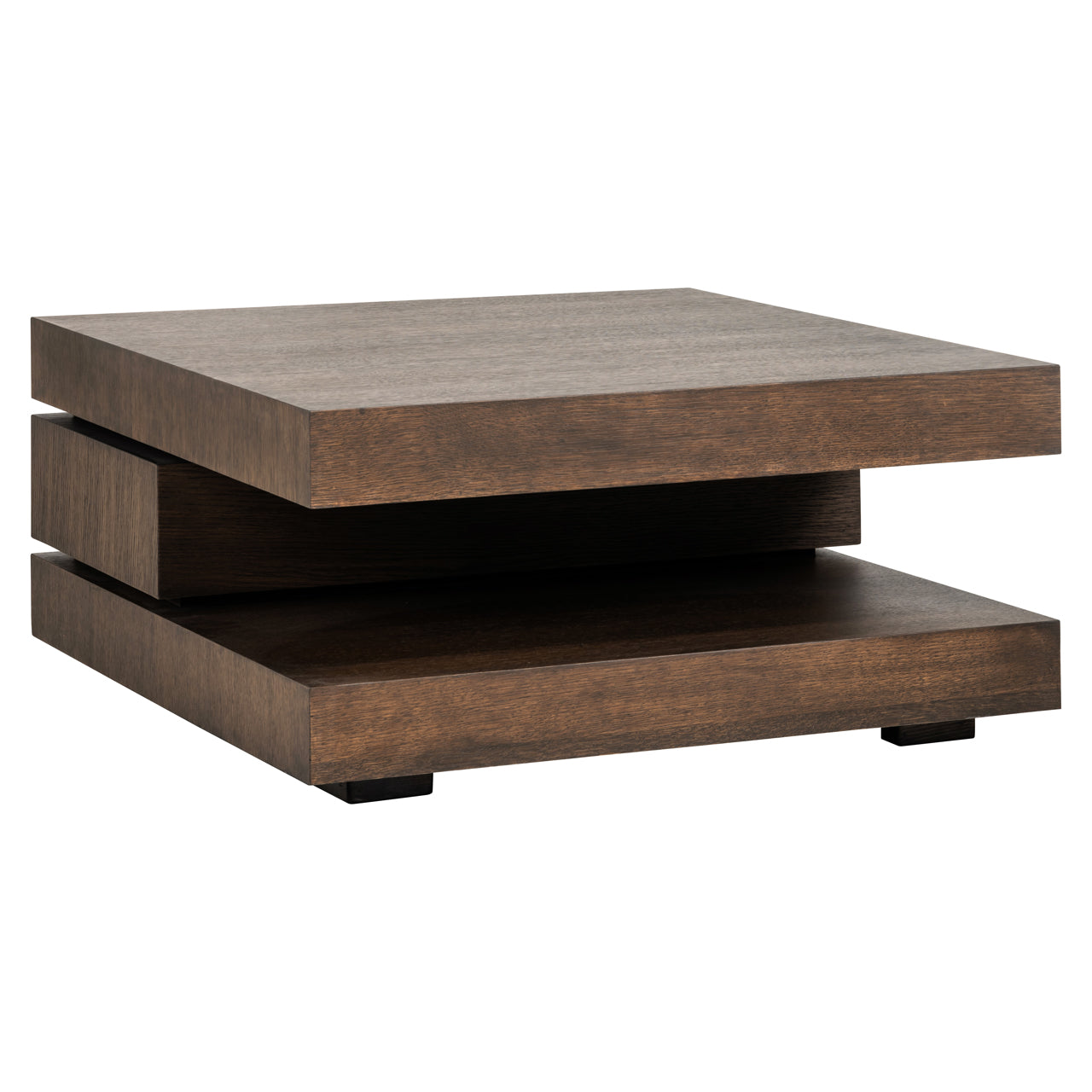 Richmond Interiors Couchtisch Oakura brown 90x90 Couchtisch Richmond Interiors