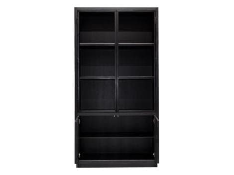 Richmond Interiors Buffetschrank Oakura 2-Türen (Black) Buffetschrank Richmond Interiors