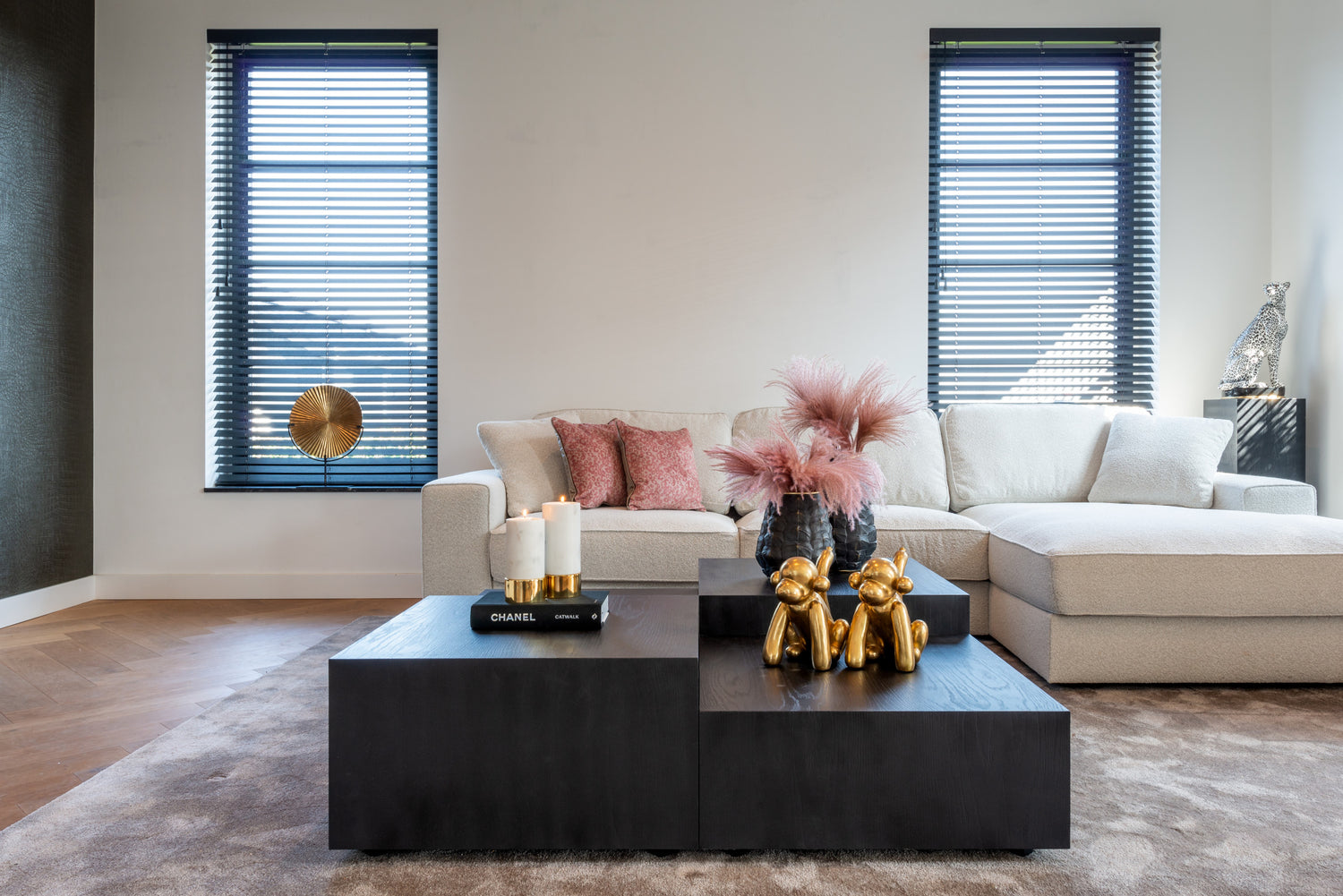 Richmond Interiors Dekoratives Objekt Monkey gold